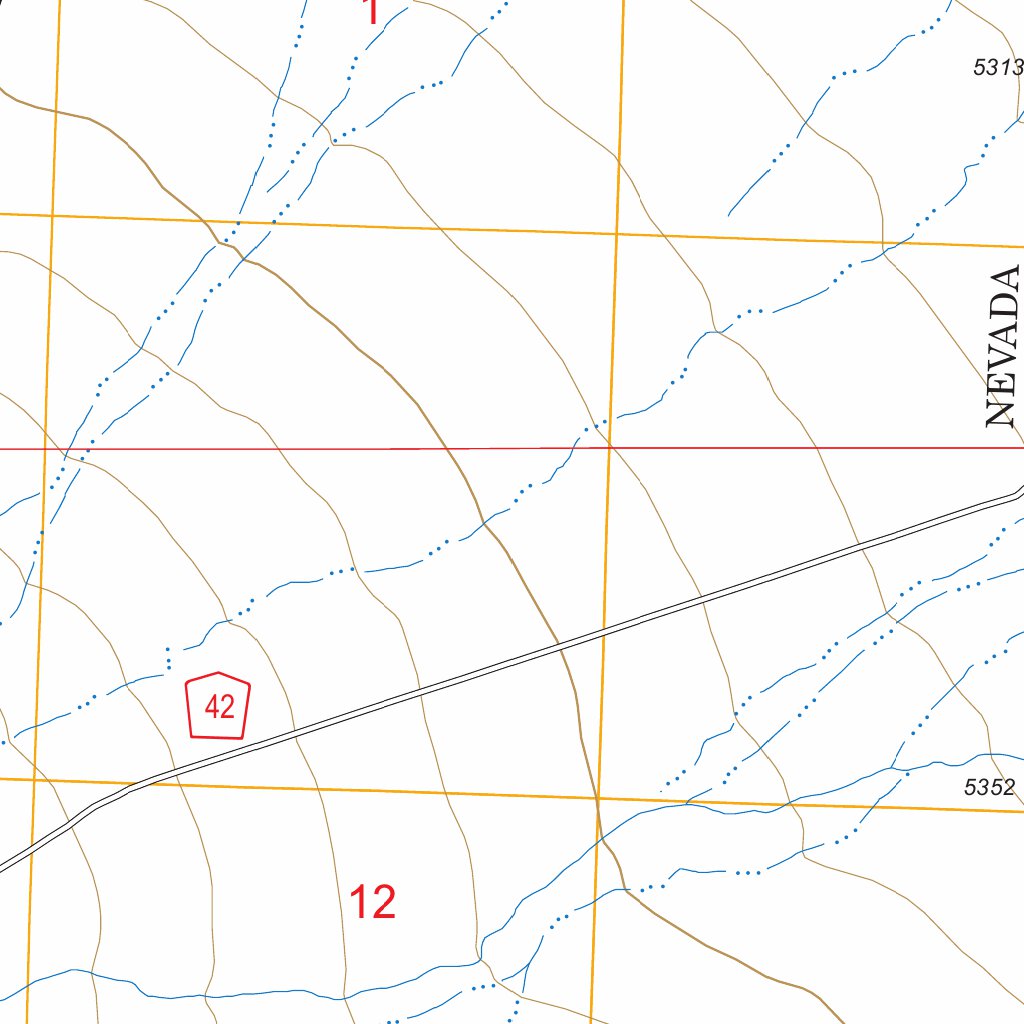 Garrison, UT - NV FSTopo Legacy Map by US Forest Service - Topo ...