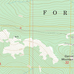 US Forest Service - Topo Garver Mountain, MT FSTopo Legacy digital map