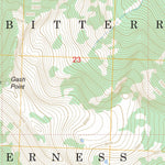 US Forest Service - Topo Gash Point, MT - ID FSTopo Legacy digital map