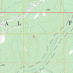 US Forest Service - Topo Gasquet, CA FSTopo Legacy digital map
