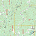 US Forest Service - Topo Gasquet, CA FSTopo Legacy digital map