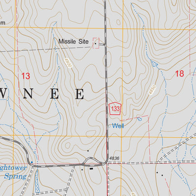 US Forest Service - Topo Gatehook Spring, CO FSTopo Legacy digital map