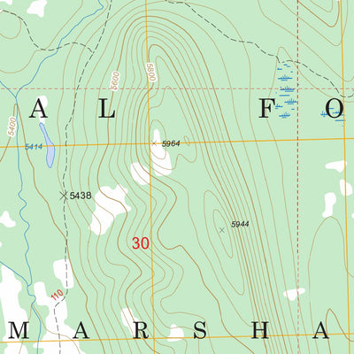US Forest Service - Topo Gates Park, MT FSTopo Legacy digital map