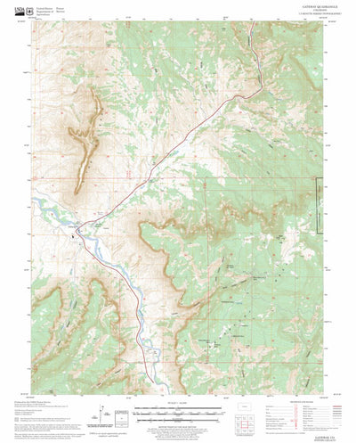US Forest Service - Topo Gateway, CO FSTopo Legacy digital map