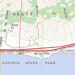 US Forest Service - Topo Gaviota, CA FSTopo Legacy digital map