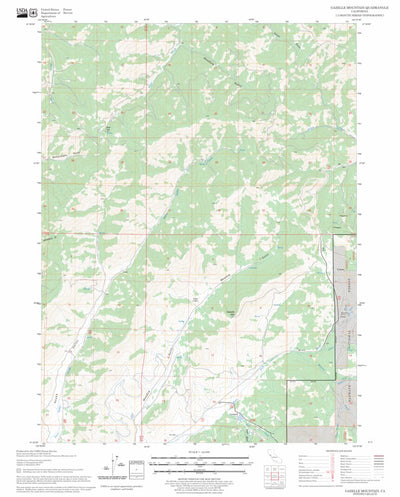 US Forest Service - Topo Gazelle Mountain, CA FSTopo Legacy digital map