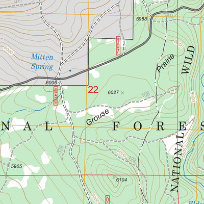 US Forest Service - Topo Gearhart Mountain, OR FSTopo Legacy digital map