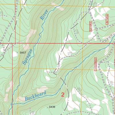 US Forest Service - Topo Gearhart Mountain, OR FSTopo Legacy digital map