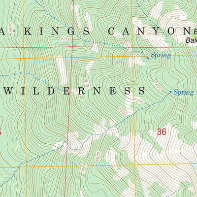 US Forest Service - Topo General Grant Grove, CA FSTopo Legacy digital map
