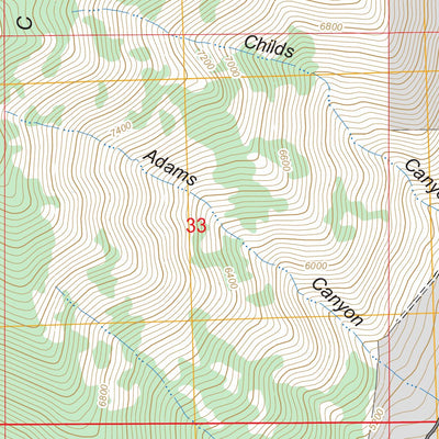 US Forest Service - Topo Genoa, NV FSTopo Legacy digital map