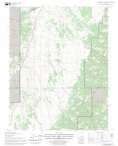 US Forest Service - Topo George Mountain, UT FSTopo Legacy digital map