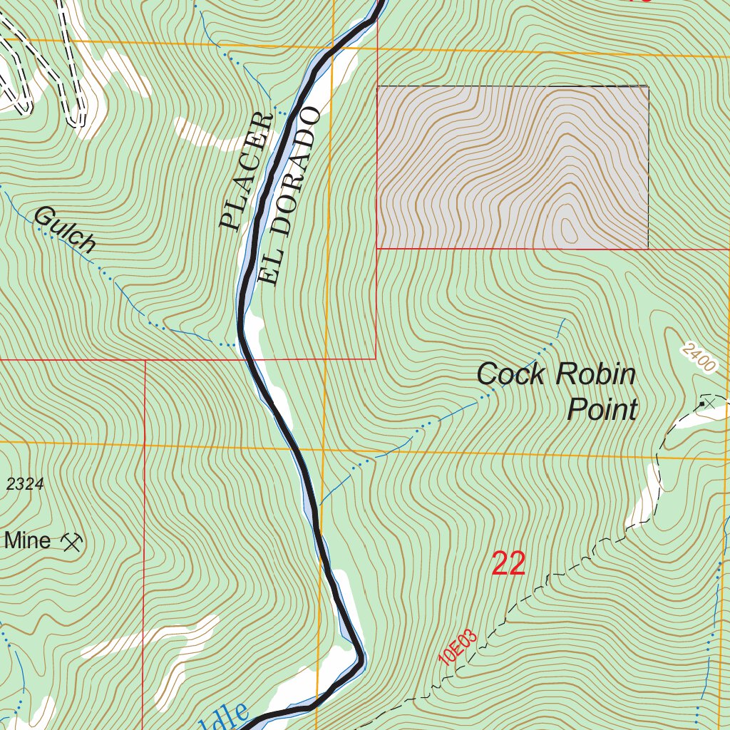 Georgetown, CA FSTopo Legacy Map by US Forest Service - Topo | Avenza Maps