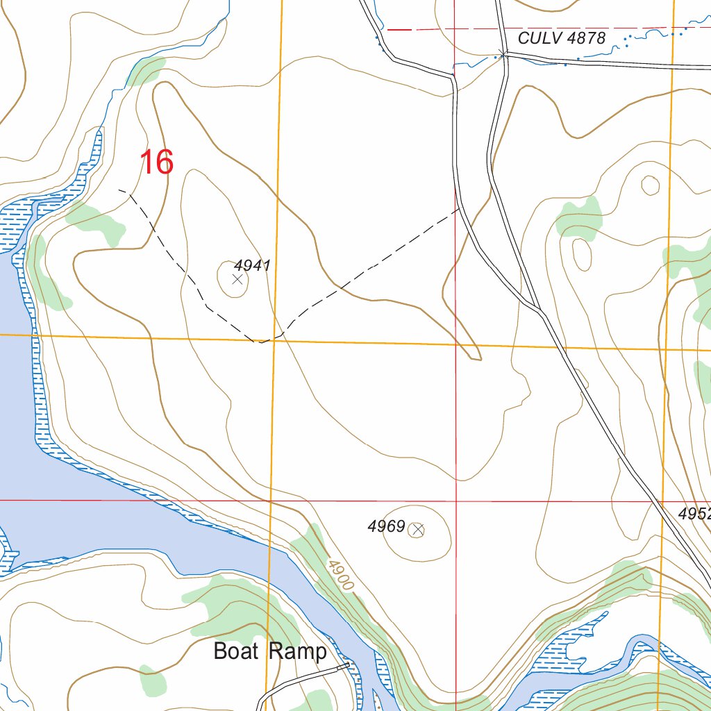 Gerber Reservoir, OR FSTopo Legacy Map by US Forest Service - Topo ...