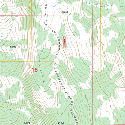 US Forest Service - Topo Geyser Peak, UT FSTopo Legacy digital map