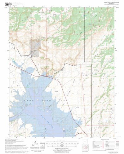 US Forest Service - Topo Ghost Ranch, NM FSTopo Legacy digital map