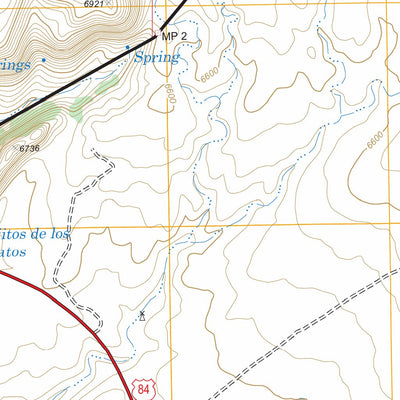 US Forest Service - Topo Ghost Ranch, NM FSTopo Legacy digital map
