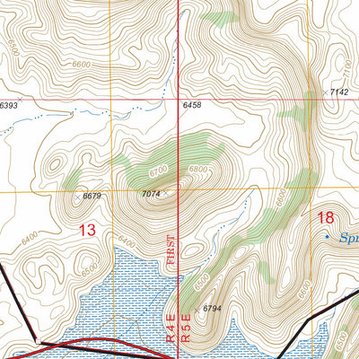 US Forest Service - Topo Ghost Ranch, NM FSTopo Legacy digital map