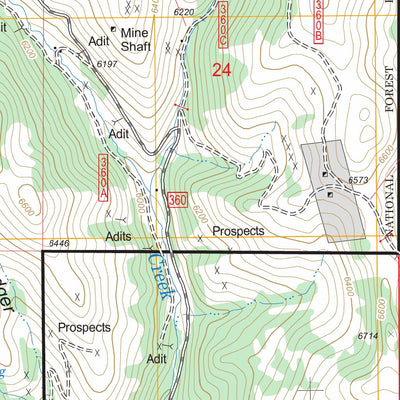 US Forest Service - Topo Giant Hill, MT FSTopo Legacy digital map