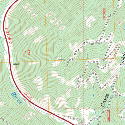 US Forest Service - Topo Gibbonsville, ID - MT FSTopo Legacy digital map