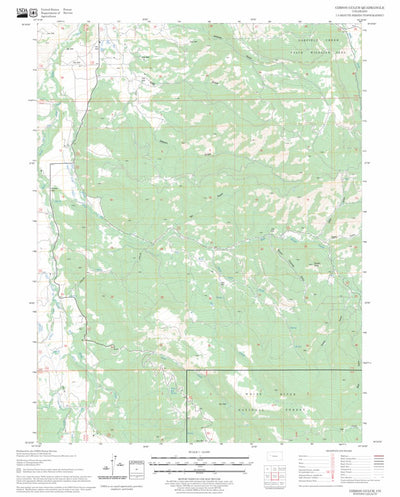 US Forest Service - Topo Gibson Gulch, CO FSTopo Legacy digital map
