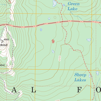 US Forest Service - Topo Gifford Peak, WA FSTopo Legacy digital map