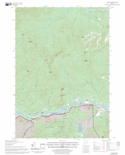 US Forest Service - Topo Gilead, ME FSTopo Legacy digital map