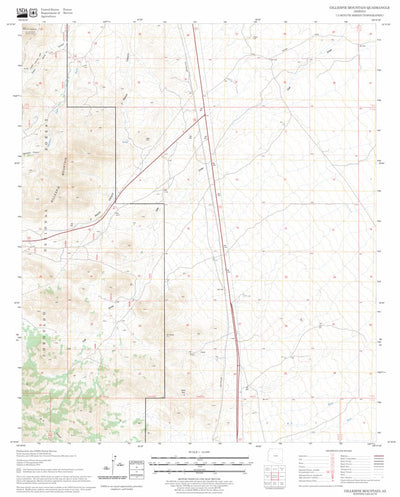 US Forest Service - Topo Gillespie Mountain, AZ FSTopo Legacy digital map