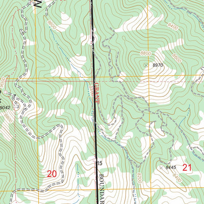 US Forest Service - Topo Gilman, NM FSTopo Legacy digital map