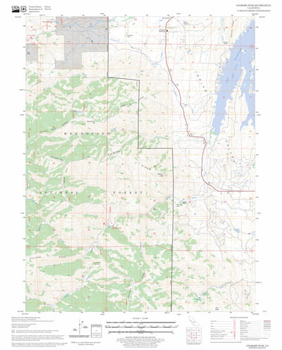 US Forest Service - Topo Gilmore Peak, CA FSTopo Legacy digital map