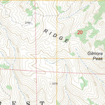 US Forest Service - Topo Gilmore Peak, CA FSTopo Legacy digital map
