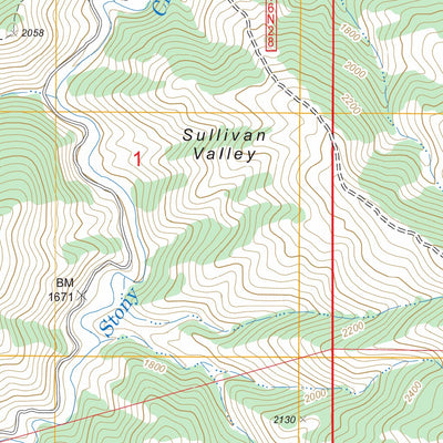 US Forest Service - Topo Gilmore Peak, CA FSTopo Legacy digital map