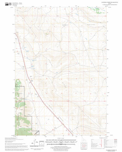 US Forest Service - Topo Gilmore Summit, ID FSTopo Legacy digital map
