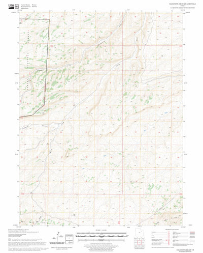 US Forest Service - Topo Gilsonite Draw, UT FSTopo Legacy digital map