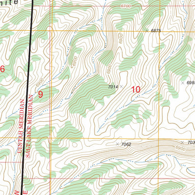 US Forest Service - Topo Gilsonite Draw, UT FSTopo Legacy digital map