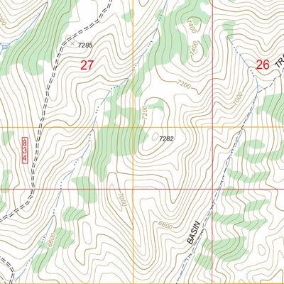 US Forest Service - Topo Giraffe Creek, WY - ID FSTopo Legacy digital map