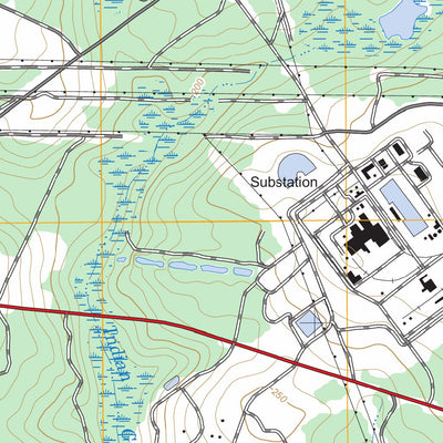 US Forest Service - Topo Girard NW, SC - GA FSTopo Legacy digital map