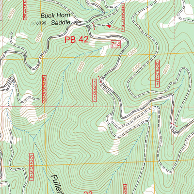 US Forest Service - Topo Gird Point, MT FSTopo Legacy digital map
