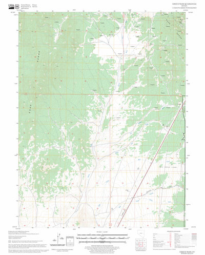 US Forest Service - Topo Giroux Wash, NV FSTopo Legacy digital map