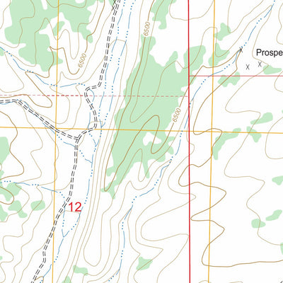 US Forest Service - Topo Giroux Wash, NV FSTopo Legacy digital map