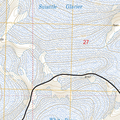 US Forest Service - Topo Glacier Peak East, WA FSTopo Legacy digital map