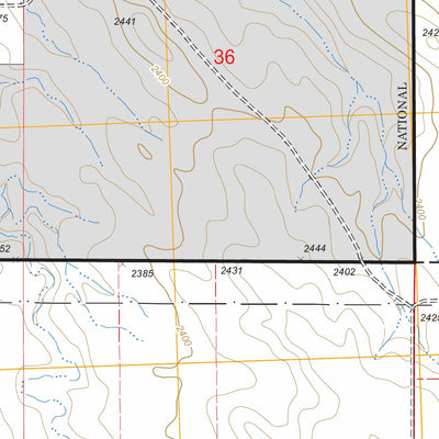 US Forest Service - Topo Glad Valley, SD FSTopo Legacy digital map