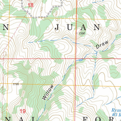 US Forest Service - Topo Glade Mountain, CO FSTopo Legacy digital map