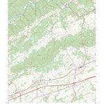 US Forest Service - Topo Glade Spring, VA FSTopo Legacy digital map