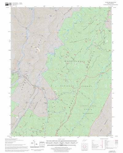 US Forest Service - Topo Glady, WV FSTopo Legacy digital map