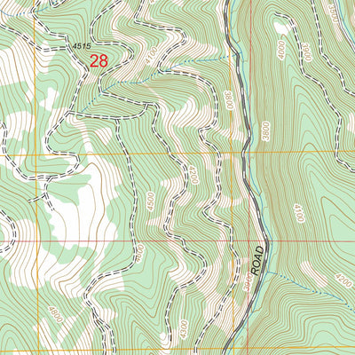 US Forest Service - Topo Glass Hill, OR FSTopo Legacy digital map