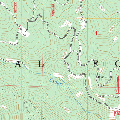 US Forest Service - Topo Gleason Mountain, WA - ID FSTopo Legacy digital map