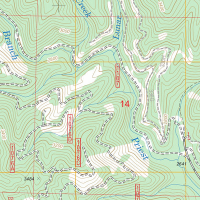 US Forest Service - Topo Gleason Mountain, WA - ID FSTopo Legacy digital map