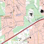 US Forest Service - Topo Glen Alpine, NC FSTopo Legacy digital map