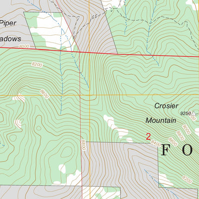 US Forest Service - Topo Glen Haven, CO FSTopo Legacy digital map