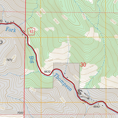US Forest Service - Topo Glen Haven, CO FSTopo Legacy digital map